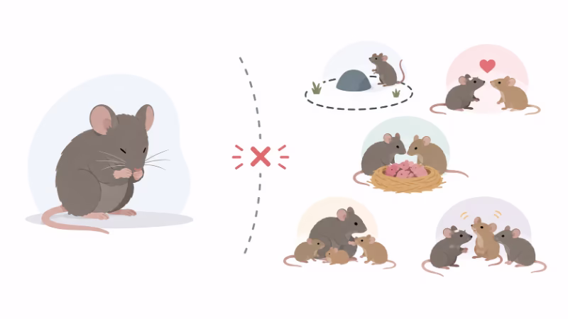 美しき個体をニート化ではなく社会的行動からの撤退として示すイラスト